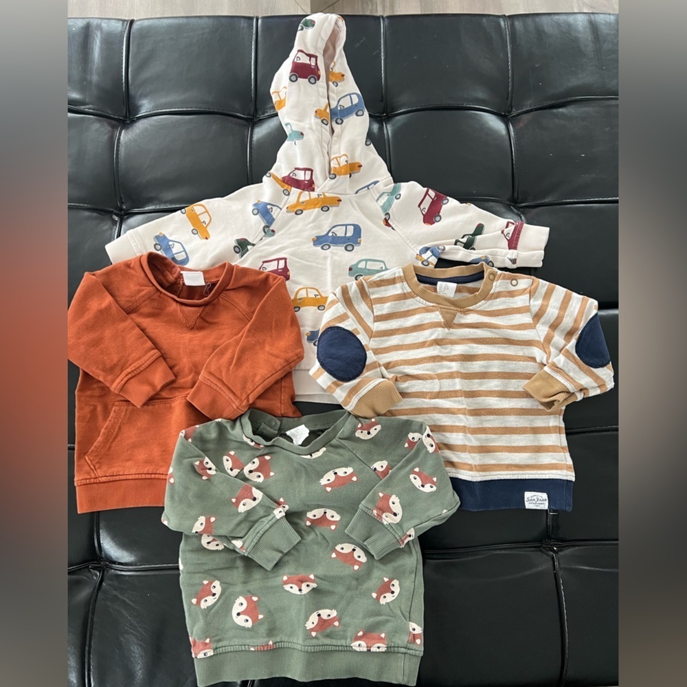 H&M bundle of 4 Sweatshirts size 9 Month